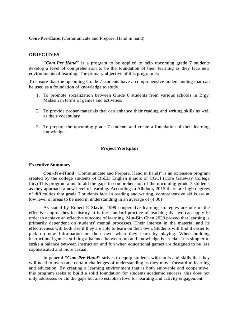 Objective | PDF