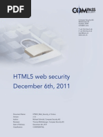 HTML 5 Web Security