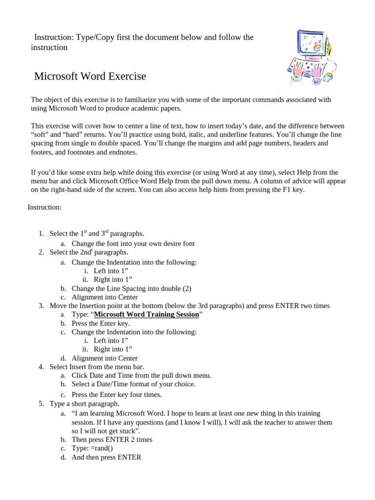 Exercise 3 Pdf
