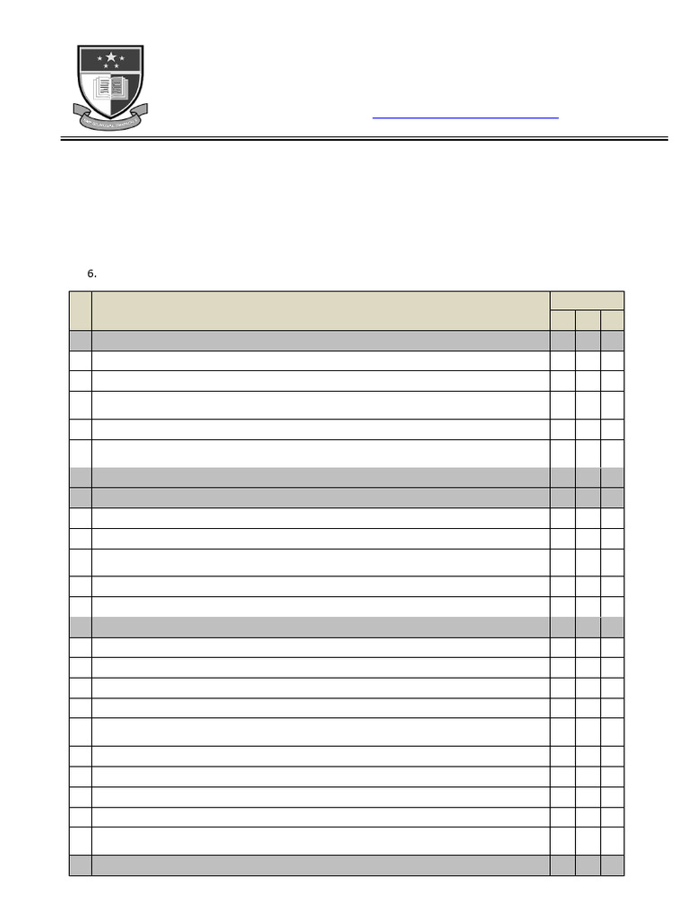 Instrumen Pelaksanaan Pembelajaran BT 2 (Internal) | PDF