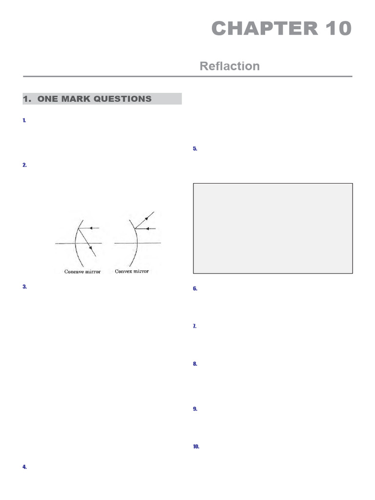 Key Concepts of Convex Mirrors | PDF | Mirror | Science & Mathematics