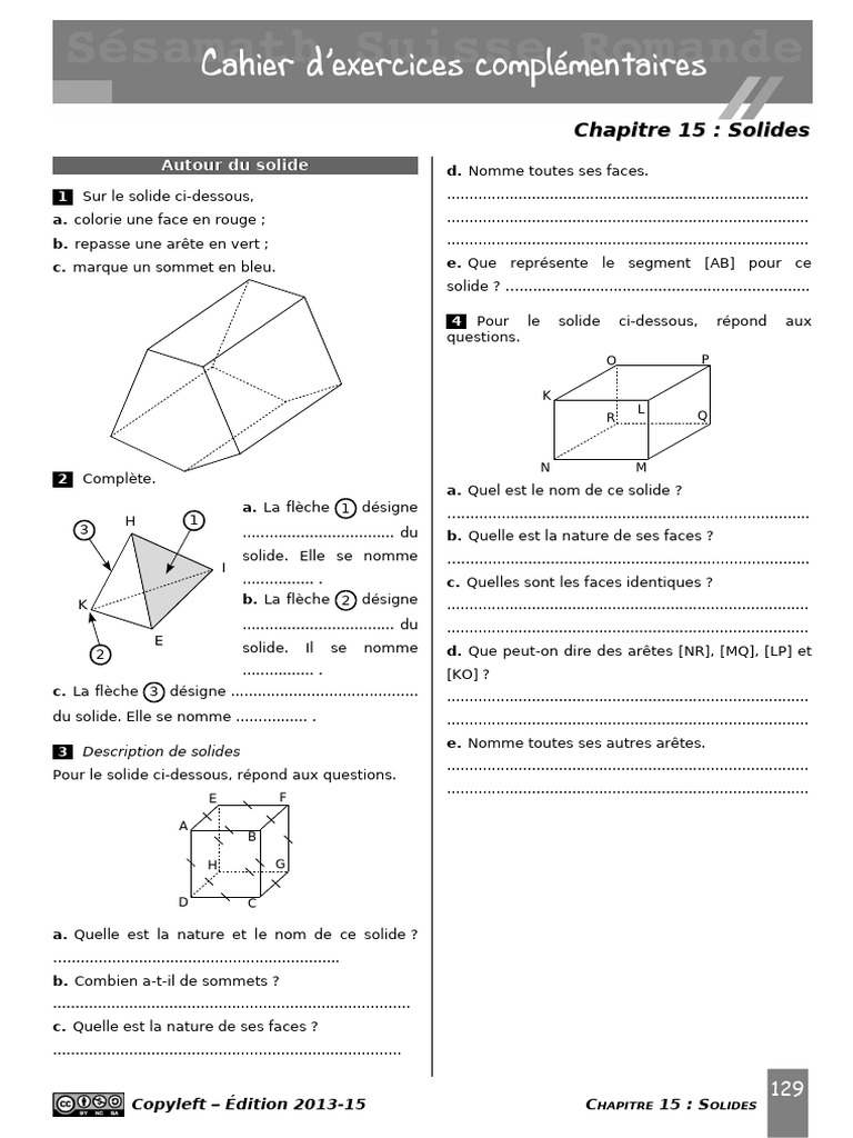 Exercices complementaires 15 00 pdf
