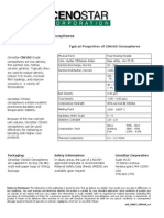 China White 160 Cenospheres: Typical Properties of CW160 Cenospheres