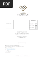 UNAM Application Form 2026 Guide | PDF | Namibia