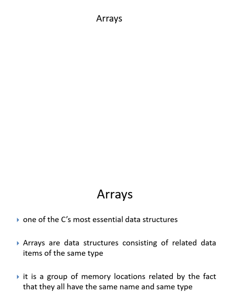 Array | PDF