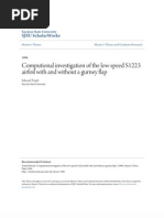 Download Computional Investigation of the Low Speed S1223 Airfoil With and Without a Gurney Flap by mahzadkh SN76604501 doc pdf