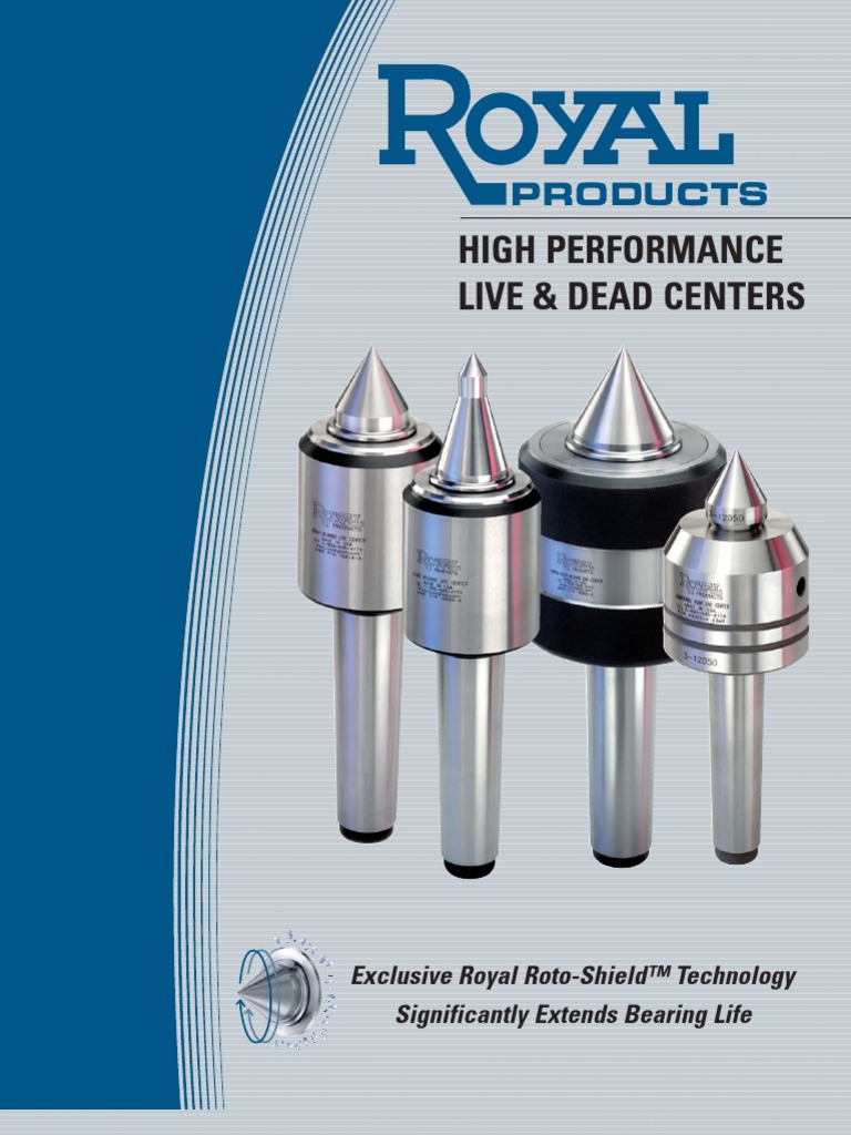Royal Live Center Bearing (Mechanical) Metalworking Free 30day