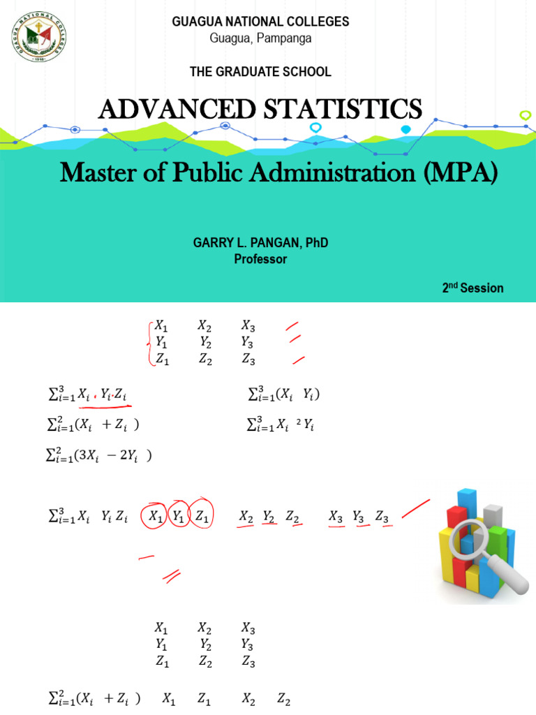 MPA - Advanced Stat | PDF