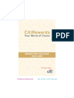 CitiRewards Gold Card