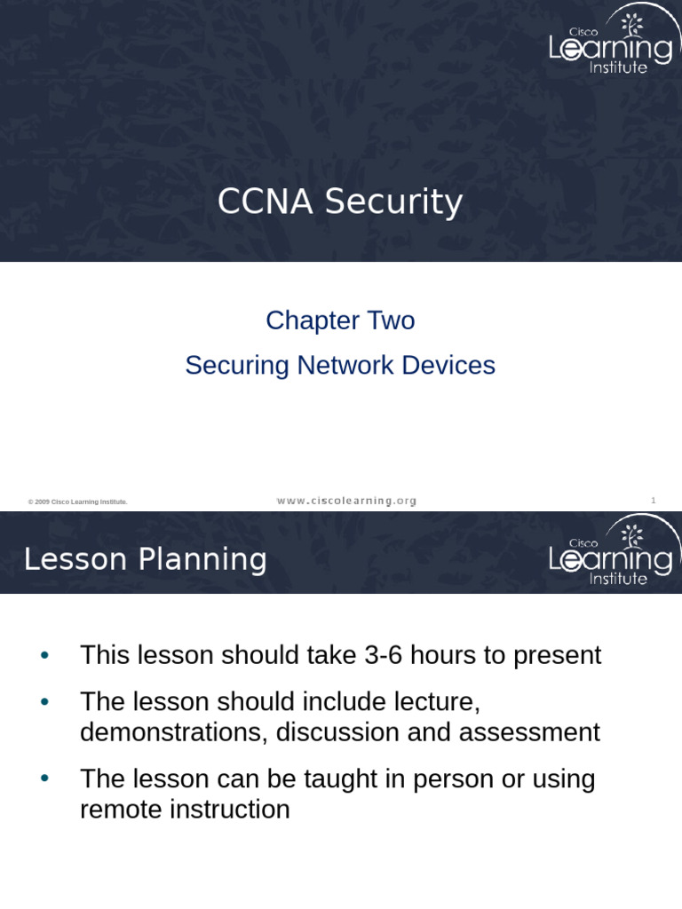 CCNA Security 02 | PDF