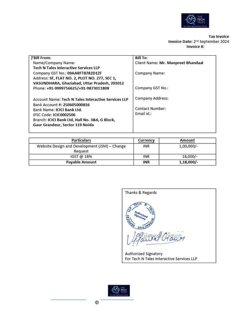 Olive Ranch (JSM) - Changes Invoice | PDF