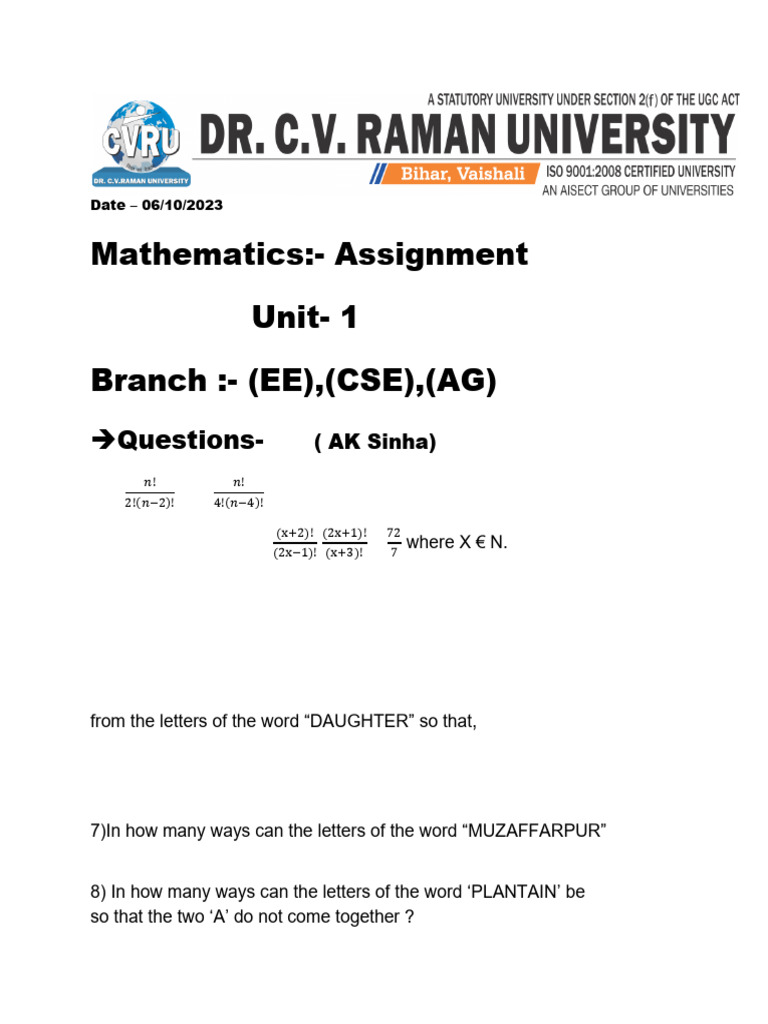 Mathematics | PDF