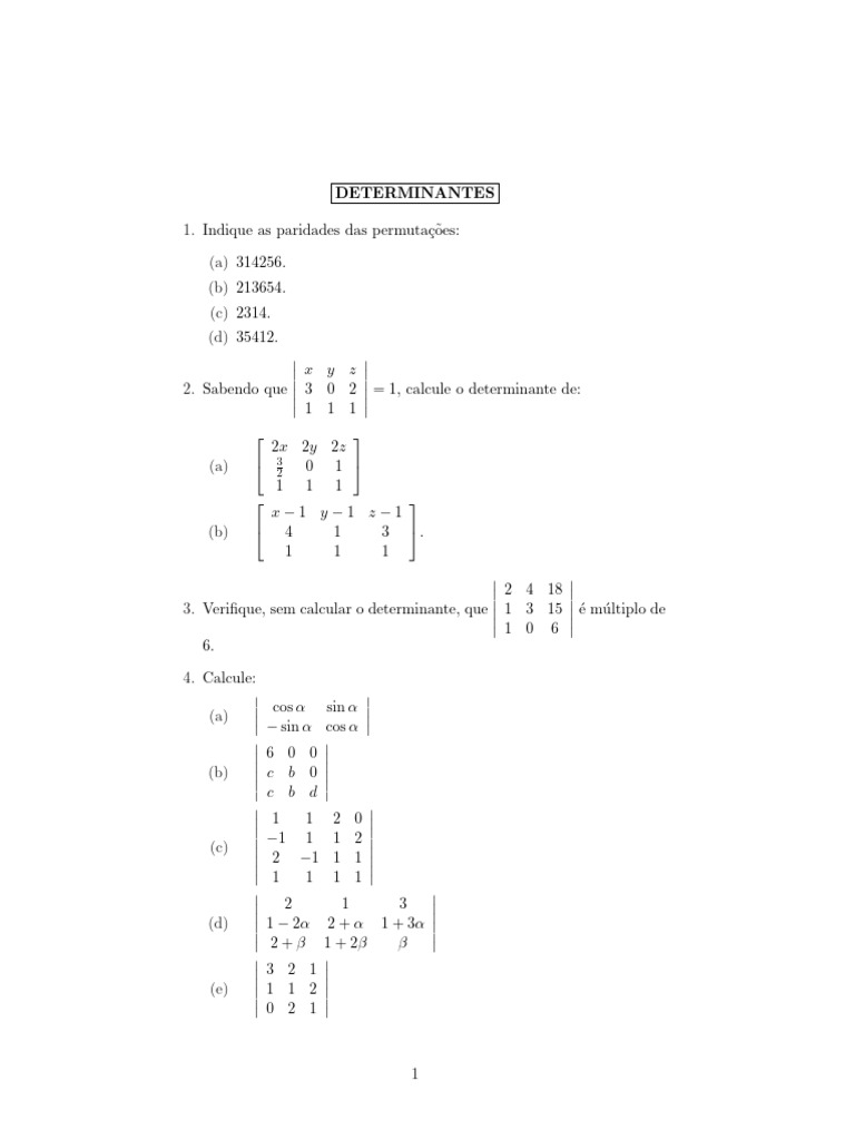 Det P | PDF