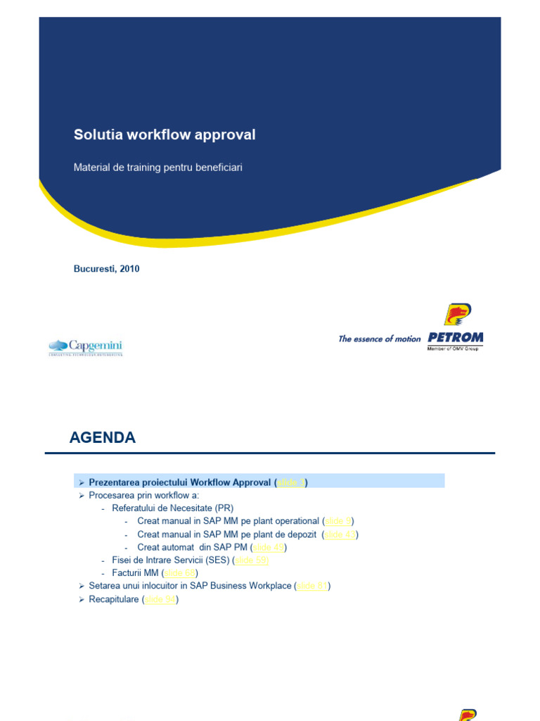 EP EPS Workflow Training Issuer MM PM MRP RO v01 | PDF