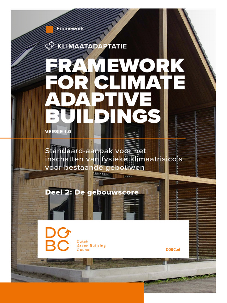 Framework for Climate Adaptive Buildings - Gebouwscore | PDF
