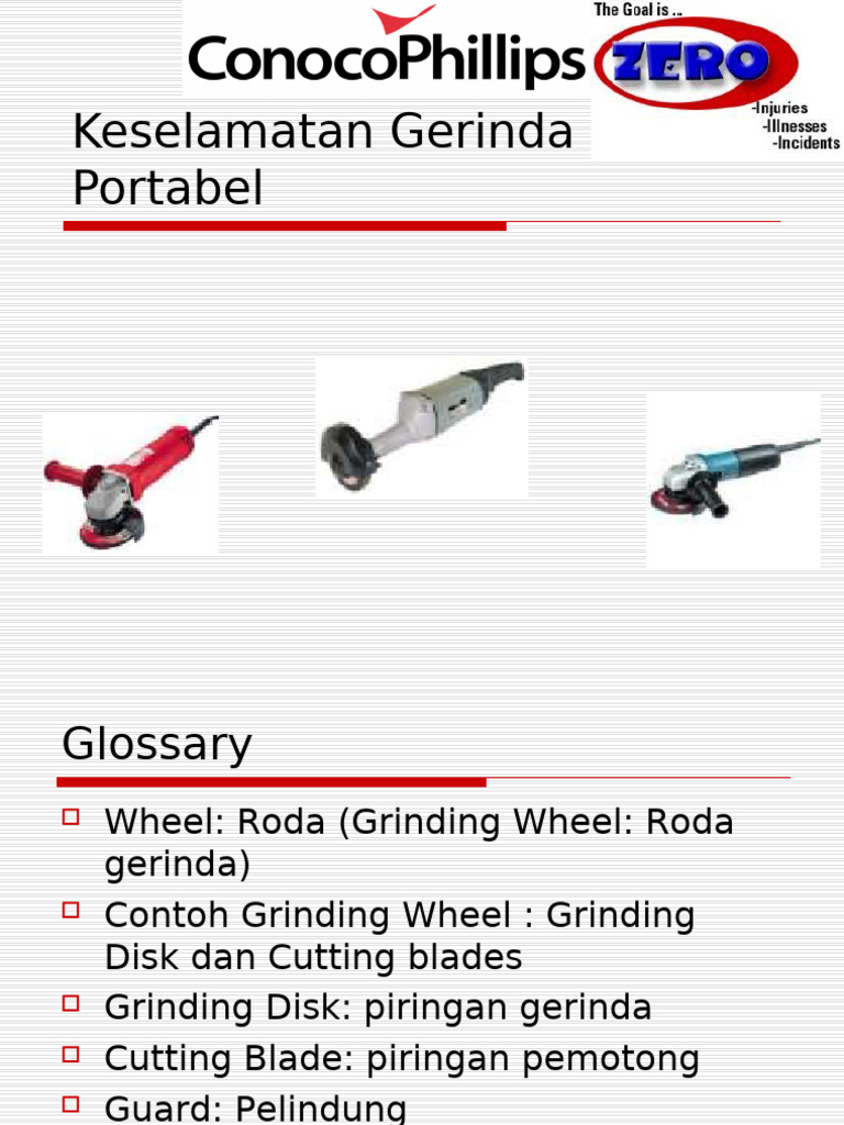 Portable Grinder Safety Ind Pdf