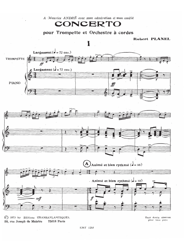 Concertos Pour Trompette (Trumpet Concertos