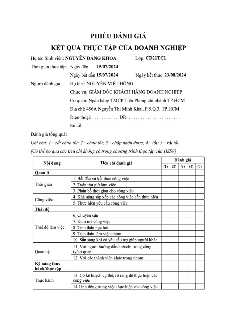 Danh gia thuc tap tpbank pdf