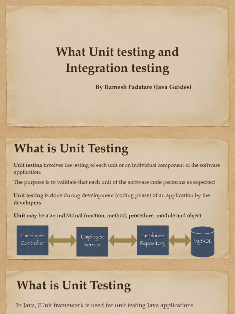 6 - What-Unit-testing-and-Integration-testing | PDF