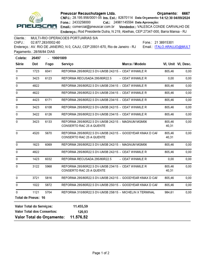 Multi Rio - Coleta 26497 | PDF