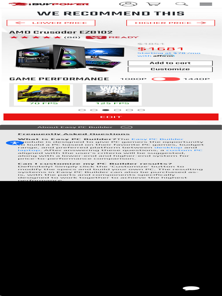 Easy PC Builder Build Your Own Gaming PC iBUYPOWER® | PDF