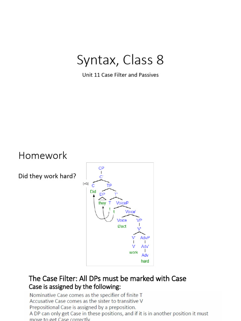 Syntax, Class 8 2023 | PDF