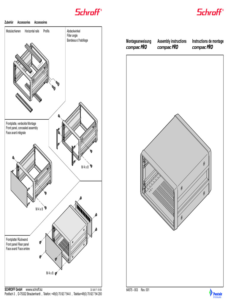 Compac PRO Compac PRO Compac PRO: Montageanweisung Assembly ...
