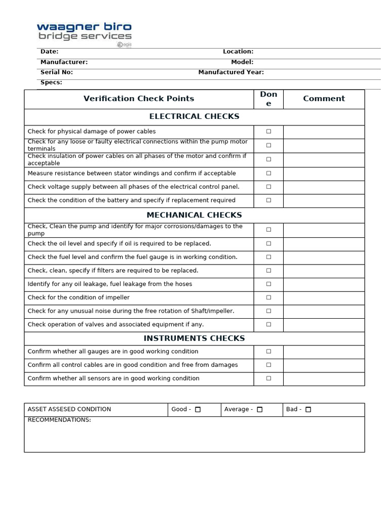 Store Assets Checklist | PDF