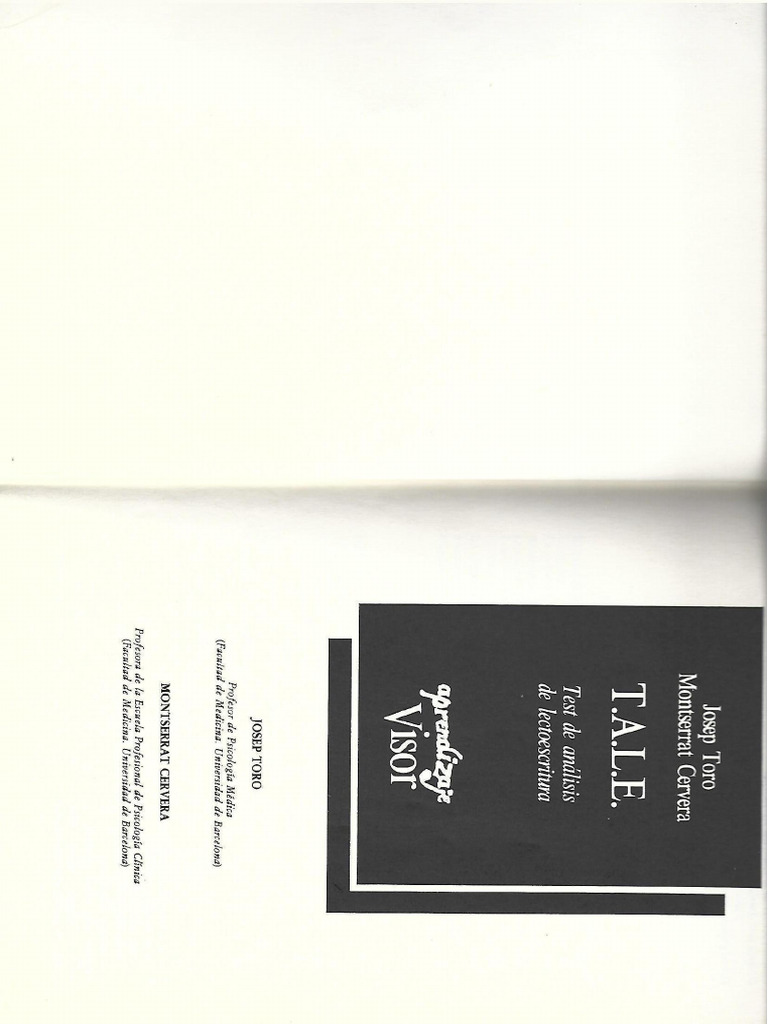 Tale Manual Capítulo 1 | PDF