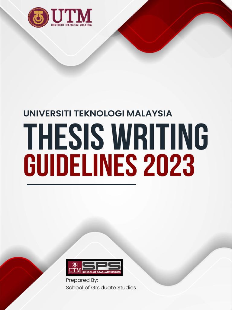 Thesis Guideline 18 10 2023 1 Pdf
