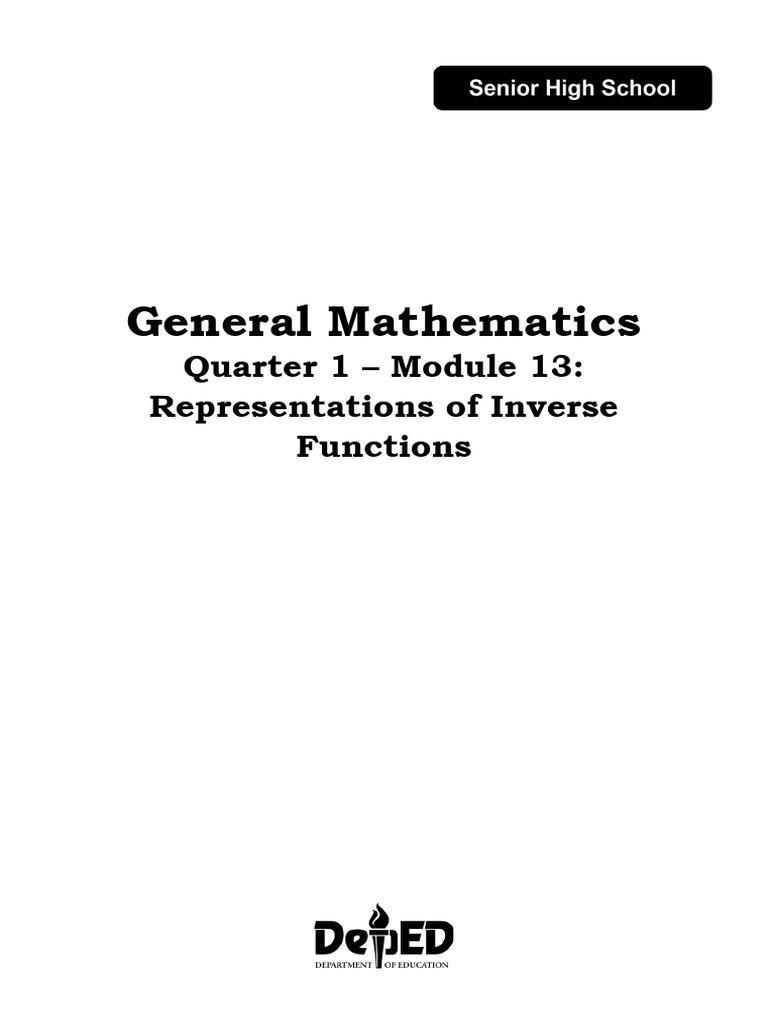 Representations of An Inverse Functions | PDF | Function (Mathematics ...