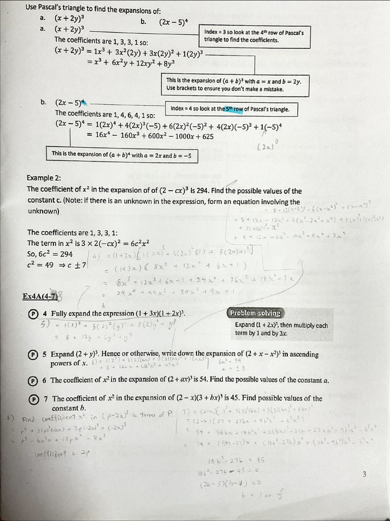 Ial Math p2 Pascal's Triangle | PDF