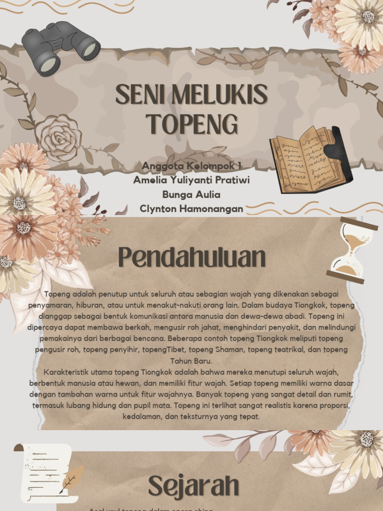 Seni Melukis Topeng | PDF