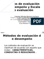 Métodos de Evaluación Del Desempeño y Escalas de (1) Listo...