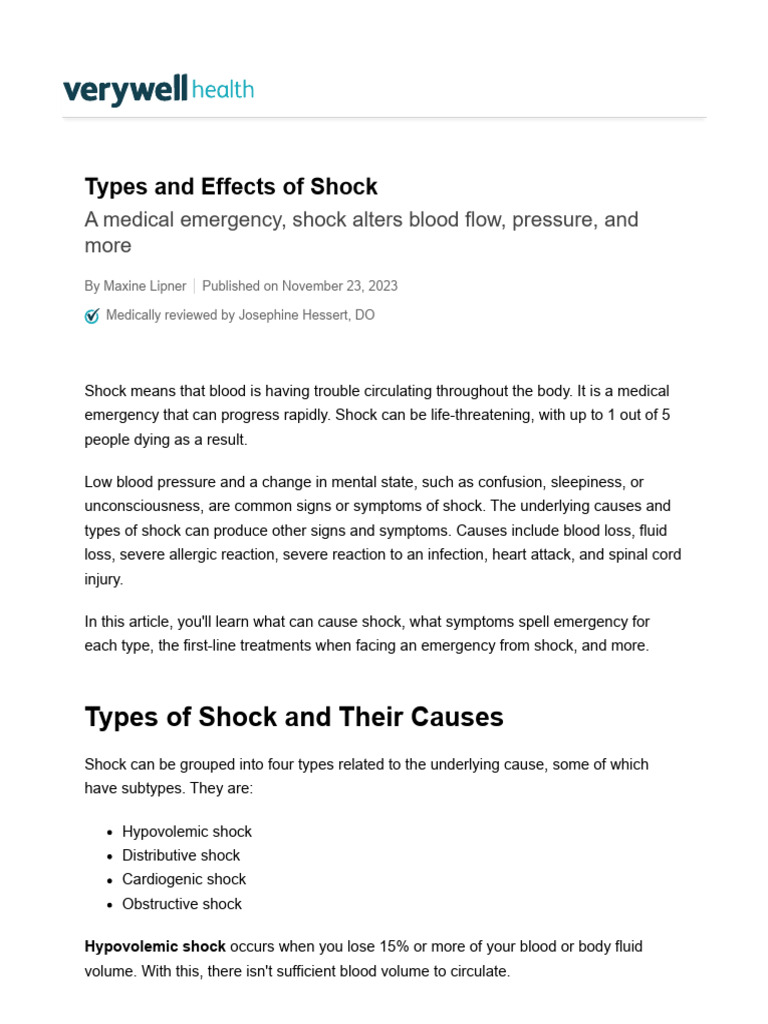 Shock-8400758 Print | PDF | Shock (Circulatory) | Self-Improvement