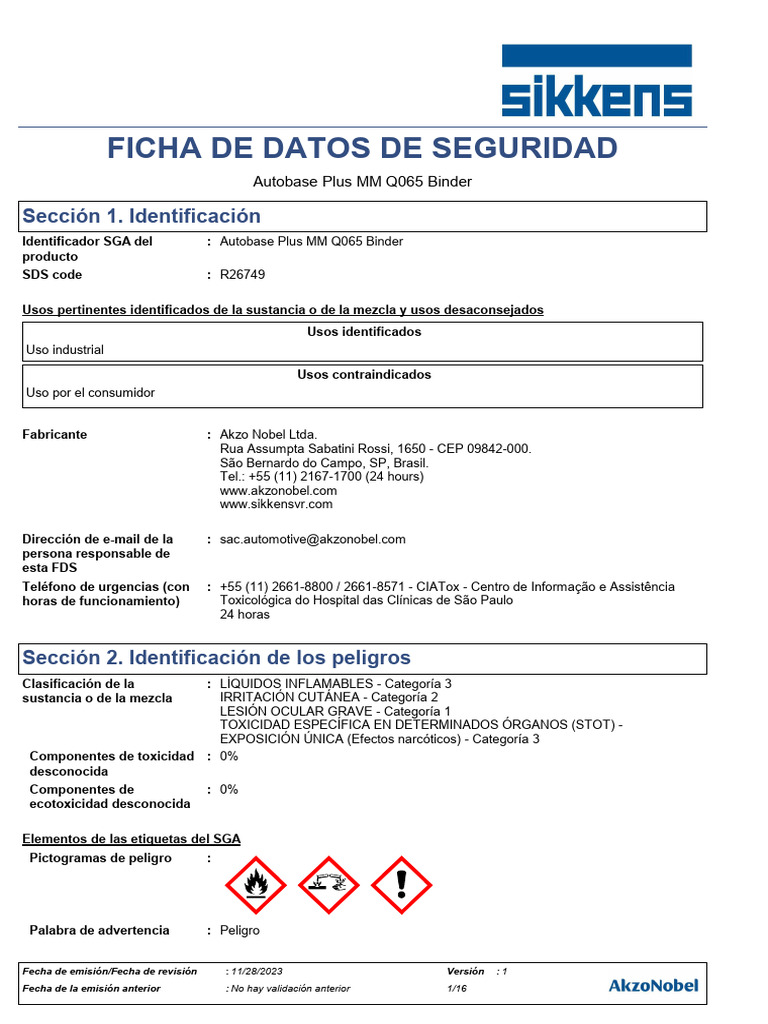 5113 S01 Autobase Plus MM Q065 Binder ECES | PDF