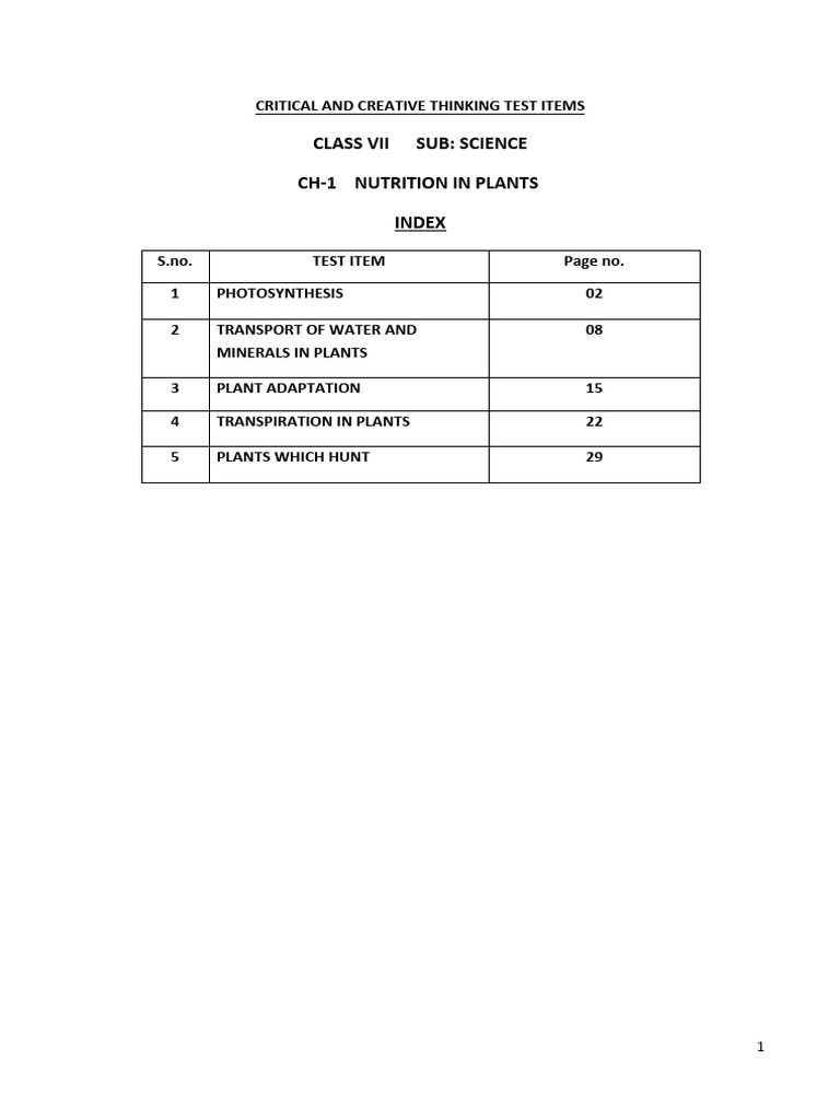 Sci CH 1 | PDF