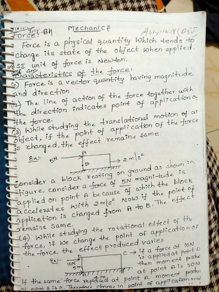 Engineering mechanics notes pdf