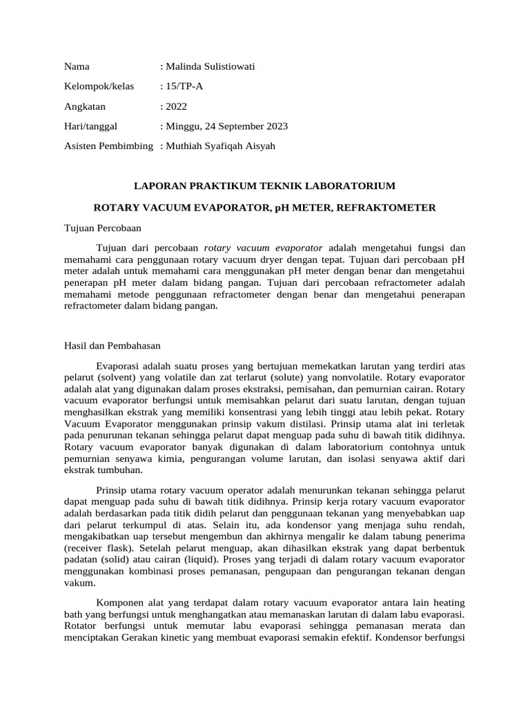 Teknik Laboratorium | PDF