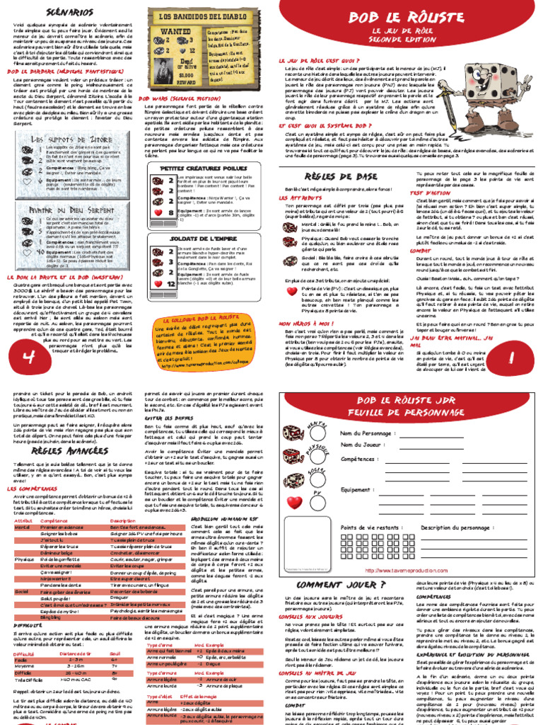 Système Simple de JDR | PDF
