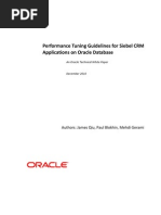 Download Performance Tuning Guidelines for Siebel on Oracle Database December 20101 by 94050668 SN76619532 doc pdf
