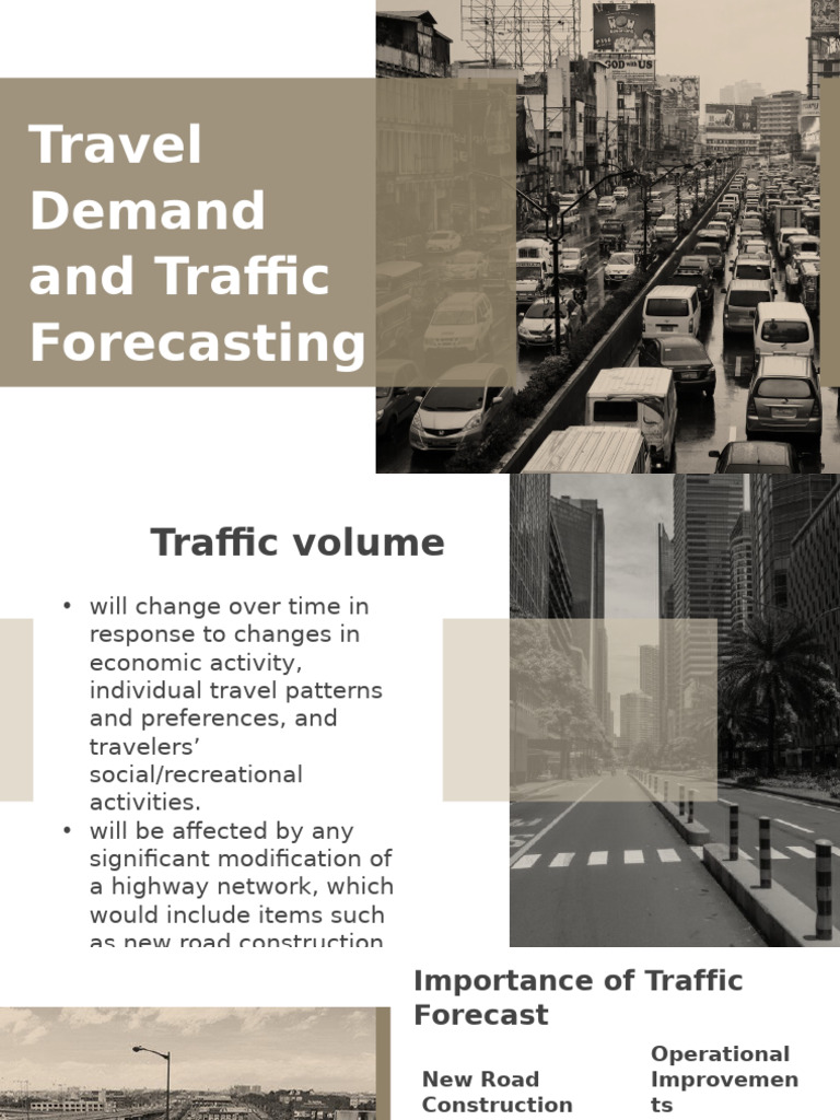 CE432 Chp. 4 Travel Demand and Traffic Forecasting | PDF