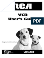 VCR User's Guide: VR661HF