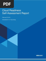 Cloud Readiness Self-Assessment Report