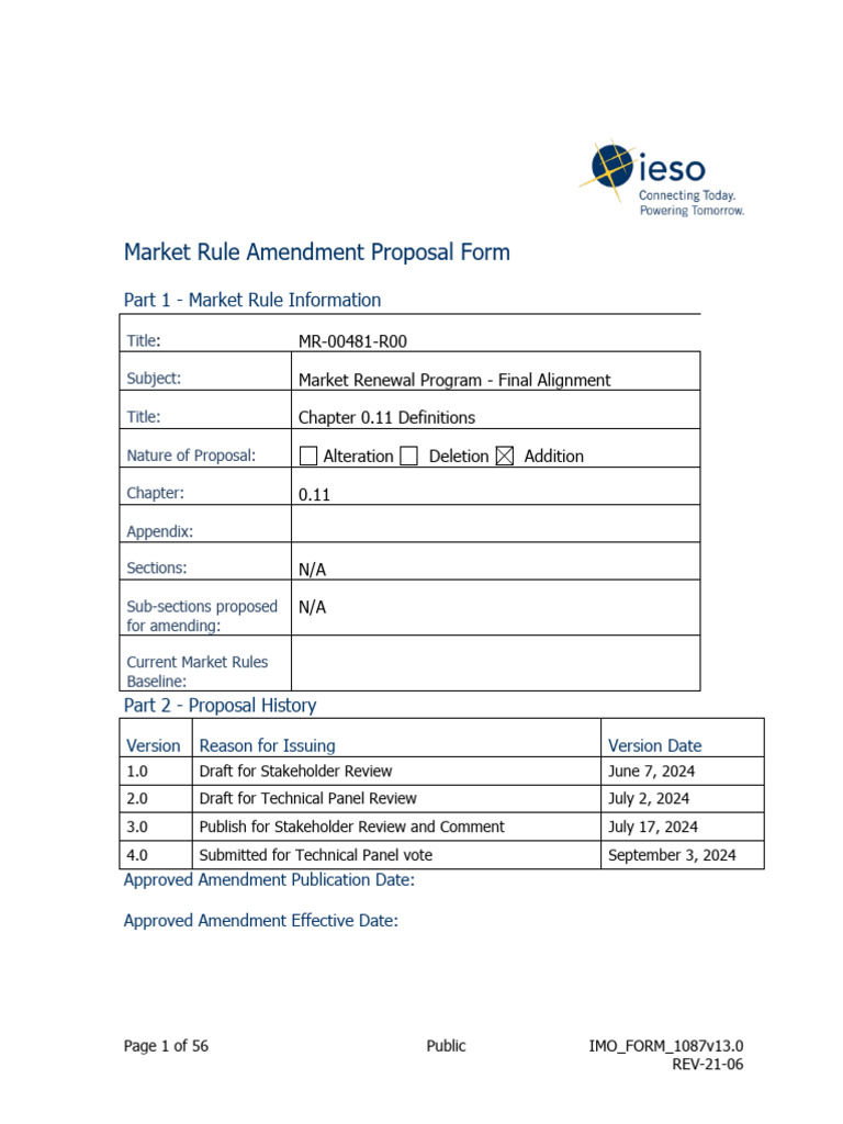 Iesotp 20240910 MR 00481 r00 Chapter11 Proposal | PDF
