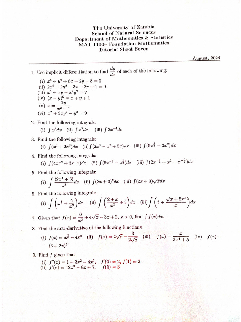 Math Ts 7 | PDF