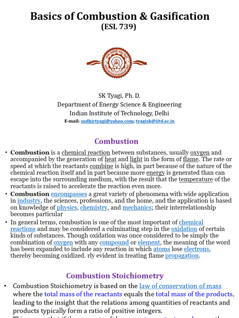 Combustion and Gasification Fundamentals | PDF | Combustion | Gasification