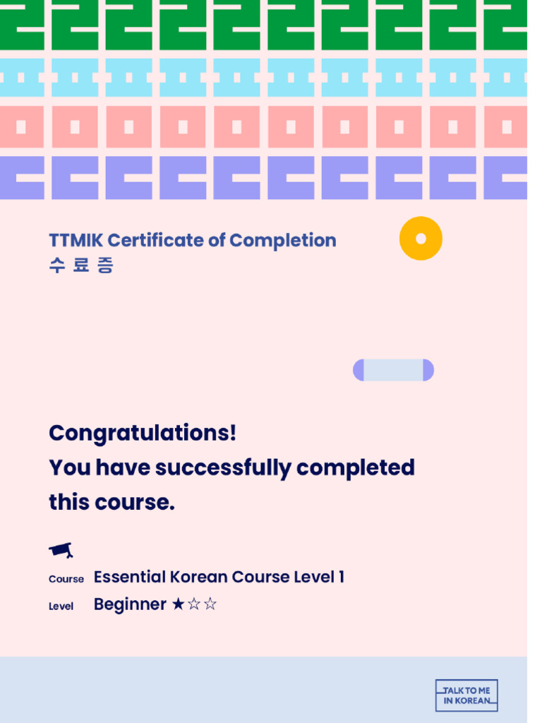 Essential Korean Course Level 1talk To Me in Korean | PDF