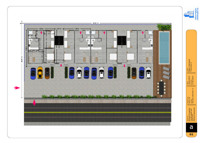 Layout - 8 Casas | PDF