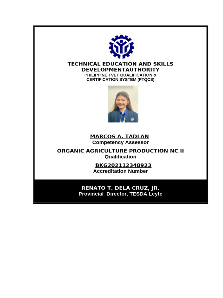 Assessor id pdf